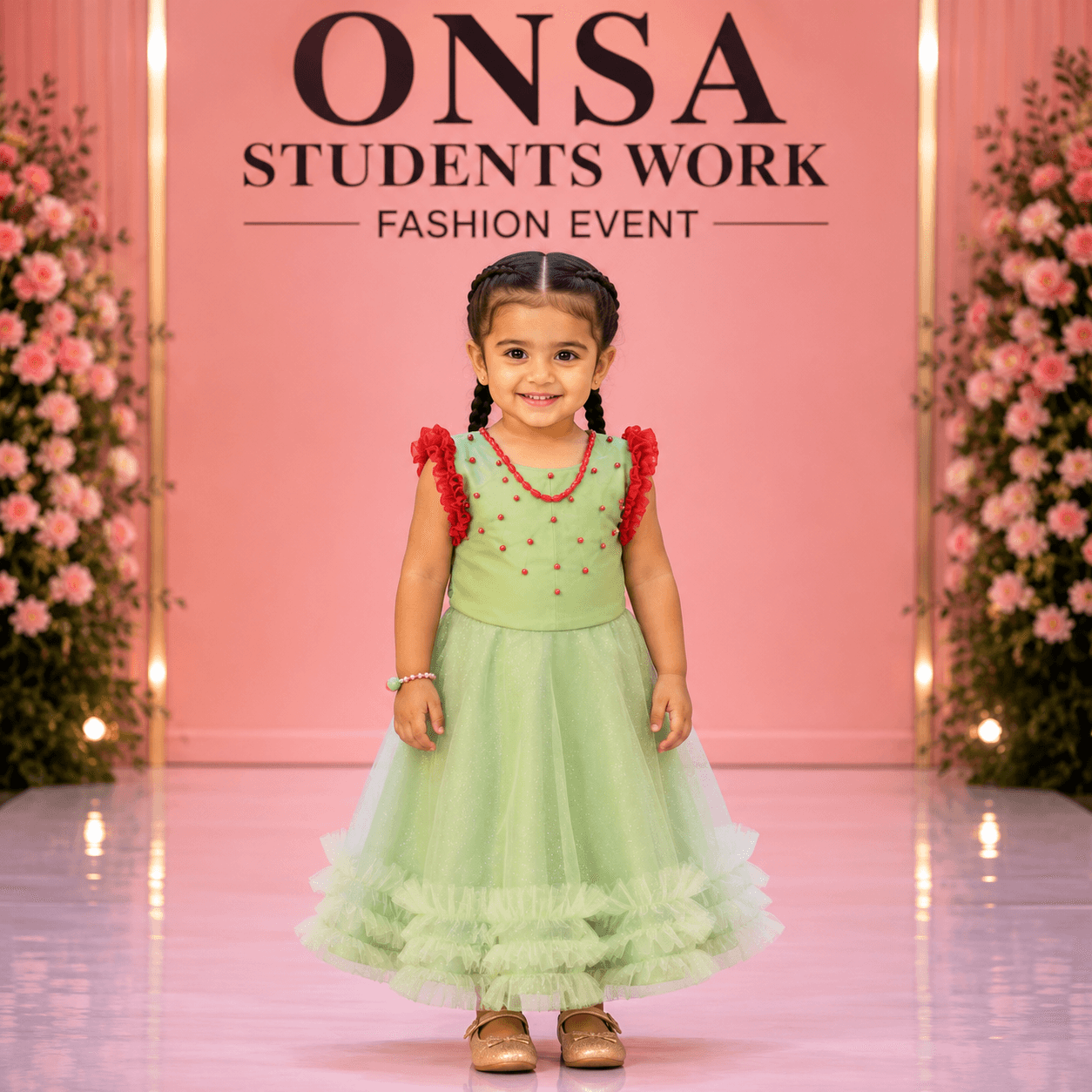 ONSA Kids Wear Foundation — student stitching a kids' frock — photo 1 of 3