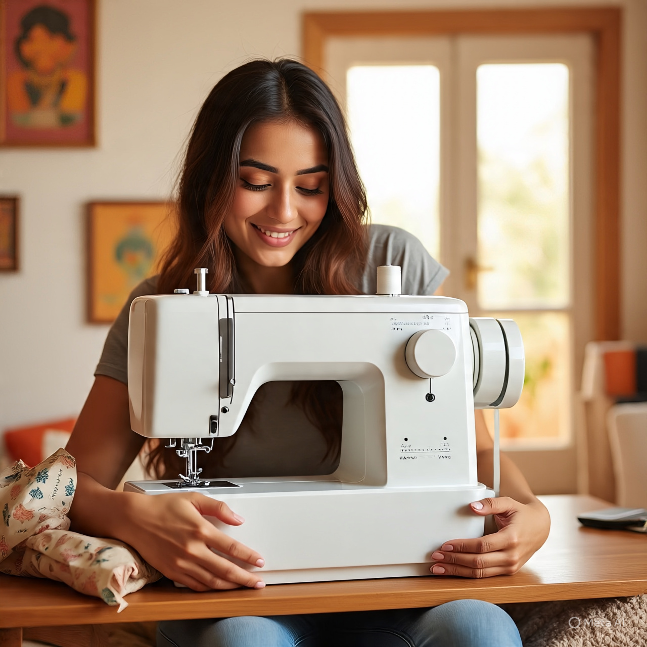 need_young_modern_indian_woman_hugging_the